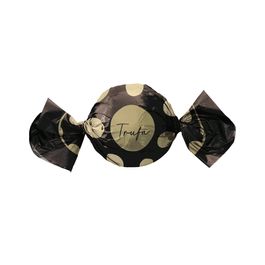 Folha Para Trufa Metalizado Big Ball Preto / Ouro
