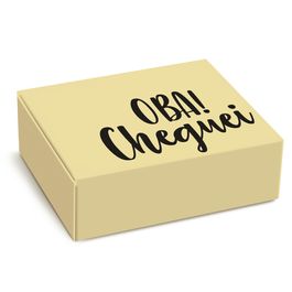 Caixa para Entrega Oba Cheguei Amarelo