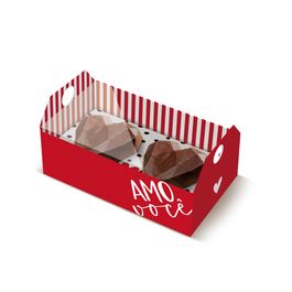 Caixote Para 2 Corações Lapidados Tanto Amor Colorido