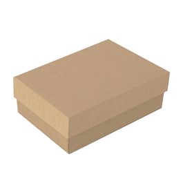 Caixa Retangular Com Tampa Petit Kraft Pardo