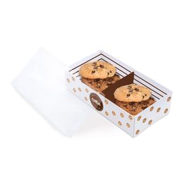 Caixa Para Cookie Com Visor Cookies Colorido