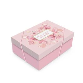 Caixa Retangular Com Tampa Blossom Colorido