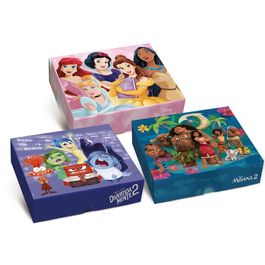 Caixa Retangular Tampa/Fundo New Sortido Disney