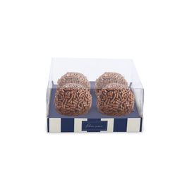 Caixas Para Brigadeiros E Bombons Prestige Cristal Royal Azul / Ouro