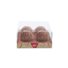 Caixas Para Brigadeiros E Bombons Prestige Cristal Com Amor