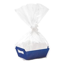 Kit Cesta Cristalino Azul Marinho
