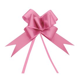Laço Pronto Liso Acetinado Rose