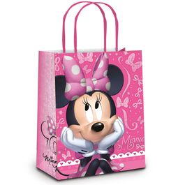 Sacola de Papel Minnie Shine Rosa
