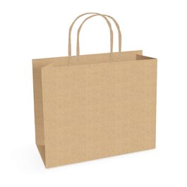 Sacola de Papel Horizontal Kraft Pardo