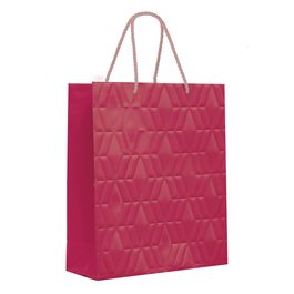 Sacola Premium Com Relevo Liso Marsala