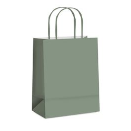 Sacola De Papel Liso Eucalipto