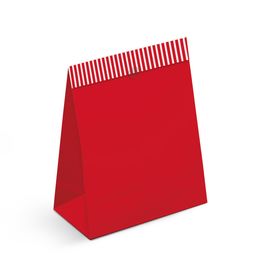 Saco De Papel Para Presente Liso Vermelho