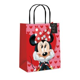 Sacola De Papel Minnie Love Colorido
