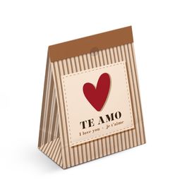 Saco De Papel Para Presente L'Amour Colorido