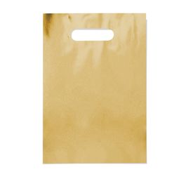 Sacola Flex Metalizada Ouro