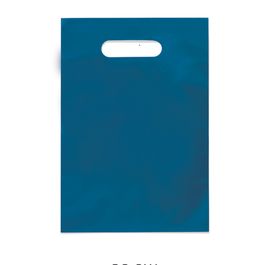 Sacola Flex Metalizada Liso Azul