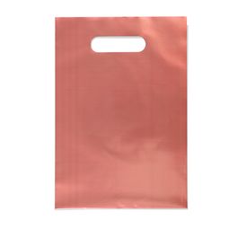 Sacola Flex Metalizada Liso Rose Gold