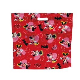 Sacola Laminada Com Zíper Minnie Love