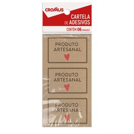 Adesivo Para Tubolata Produto Artesanal Preto / Pardo / Vermelho