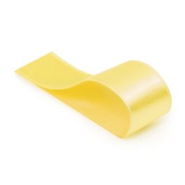 Fita De Cetim Liso Amarelo Bebe