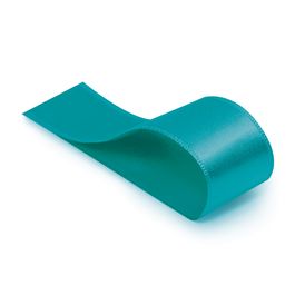 Fita De Cetim Liso Azul Turquesa