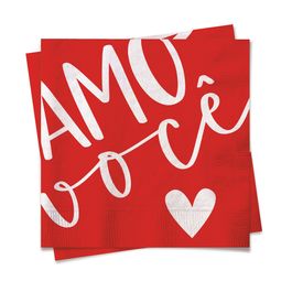Guardanapo De Papel Tanto Amor Colorido