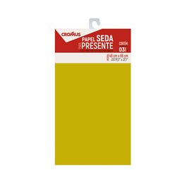 Papel Seda Autosservico Liso Ouro