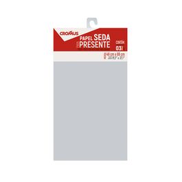 Papel Seda Autosservico Liso Prata