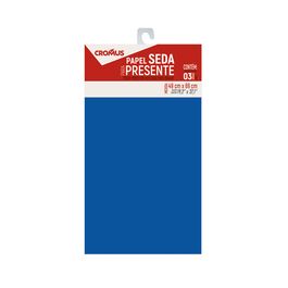 Papel Seda Autosservico Liso Azul Royal