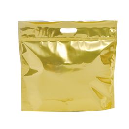 Sacola Sem Zíper Liso Dourado