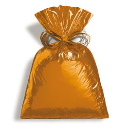 Saco Adesivado para Presente Liso Laranja
