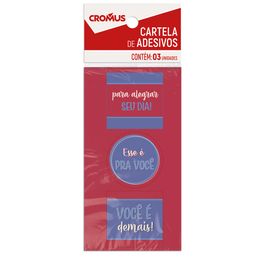 Cartela Adesiva Amigos