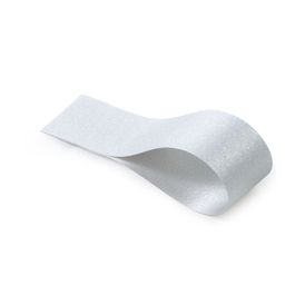 Fita Plástica Glitter Prata
