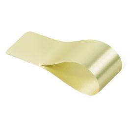 Fita Plástica Liso Ouro Metálico