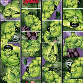Folha Licenciada Hulk Colorido