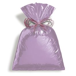 Saco para Presente Metal Liso Lilás