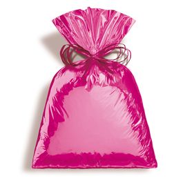 Saco para Presente Metal Liso Pink