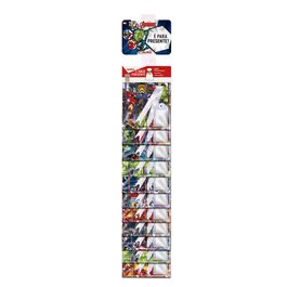 Kit Saco Autosserviço Com Clip Strip Marvel Colorido