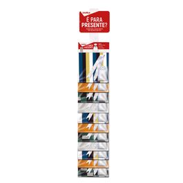 Kit Saco Autosserviço Com Clip Strip Masculina / Liso Sortido Colorido
