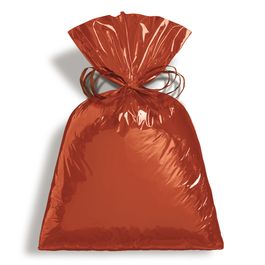 Saco para Presente Metal Liso Terracota