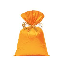 Saco Para Presente Perol Liso Laranja
