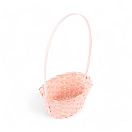 Cesta Oval com Alça Sortido Colorido (Cestaria)