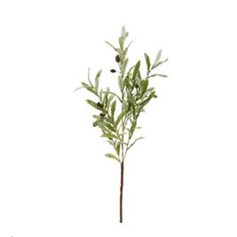 Galho Decorativo com Led Oliveira cor Verde 60cm (Fleur)