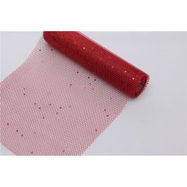 Tela Com Glitter Vermelho