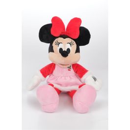 Pelucia Minnie Roupa Xadrez Vermelho