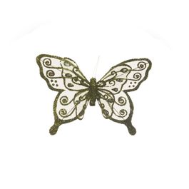 Clip Borboleta Dupla Verde Claro JG C/6 PC