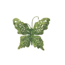Clip Borboleta Glitter Verde C/1 UN