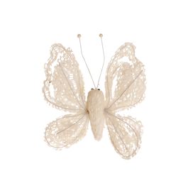 Enfeite de Borboleta Branco C/1 UN