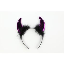 Tiara Chifre Roxo