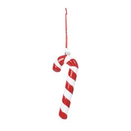 Enfeite Para Pendurar Candy Cane Vermelho